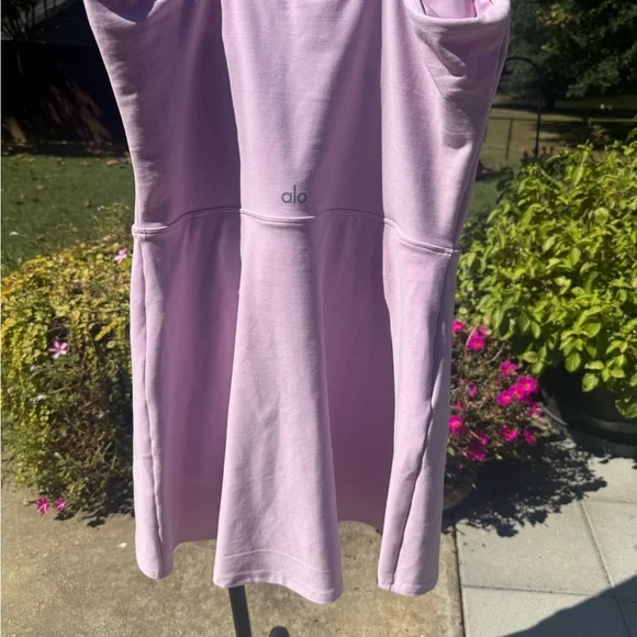ALO Light Pink Activewear dress with built in shorts and bra. Soft and comfy! - Picture 8 of 11